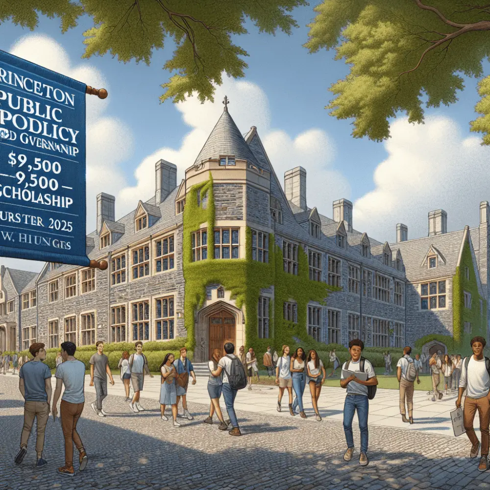$9,500 Public Policy and Governance Scholarship at Princeton University, USA, 2025