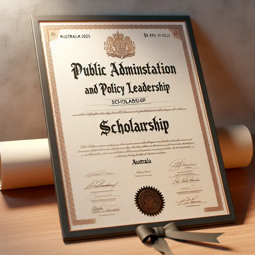 A$7,000 Public Administration and Policy Leadership Scholarship in Australia, 2025