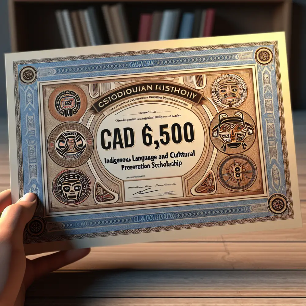 CAD 6,500 Indigenous Language and Cultural Preservation Scholarship in Canada, 2025