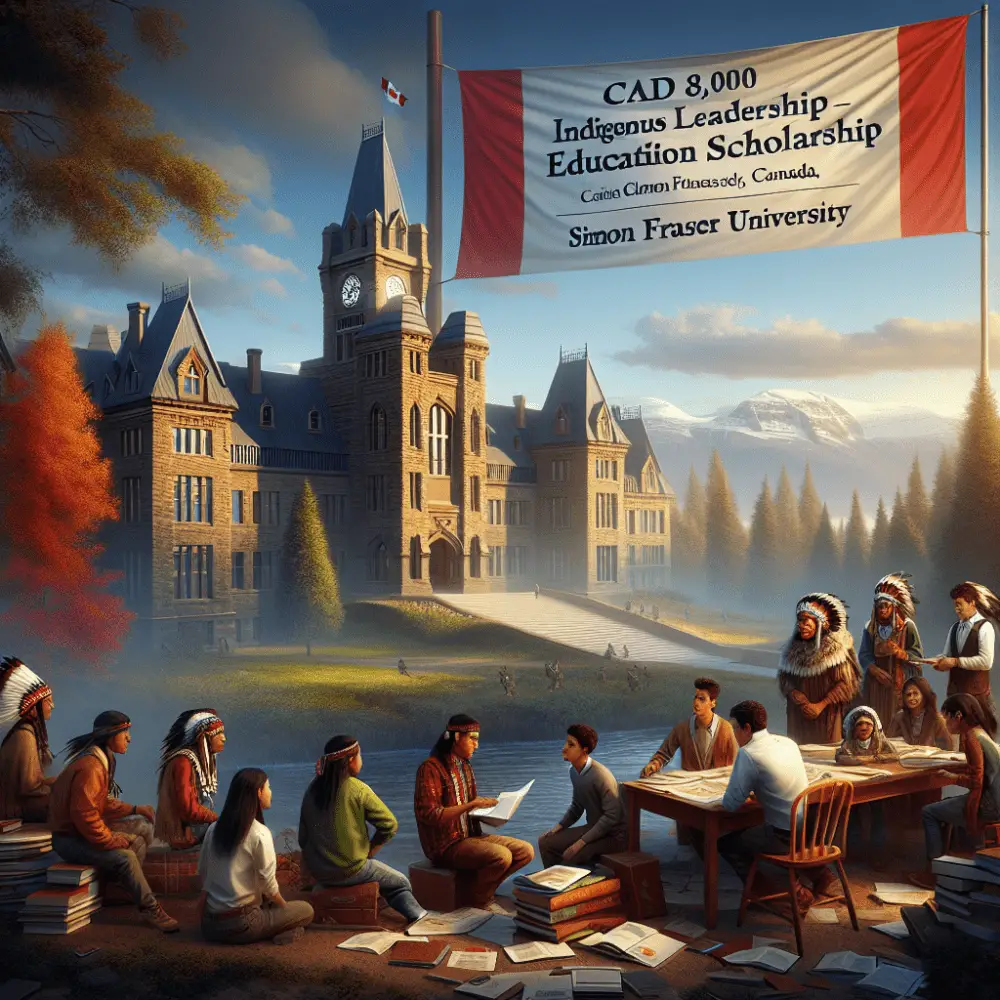 CAD 8,000 Indigenous Leadership in Education Scholarship at Simon Fraser University, Canada, 2025