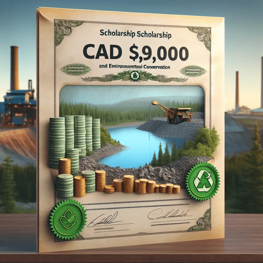 CAD 9,000 Sustainable Mining and Environmental Conservation Scholarship, Canada, 2025