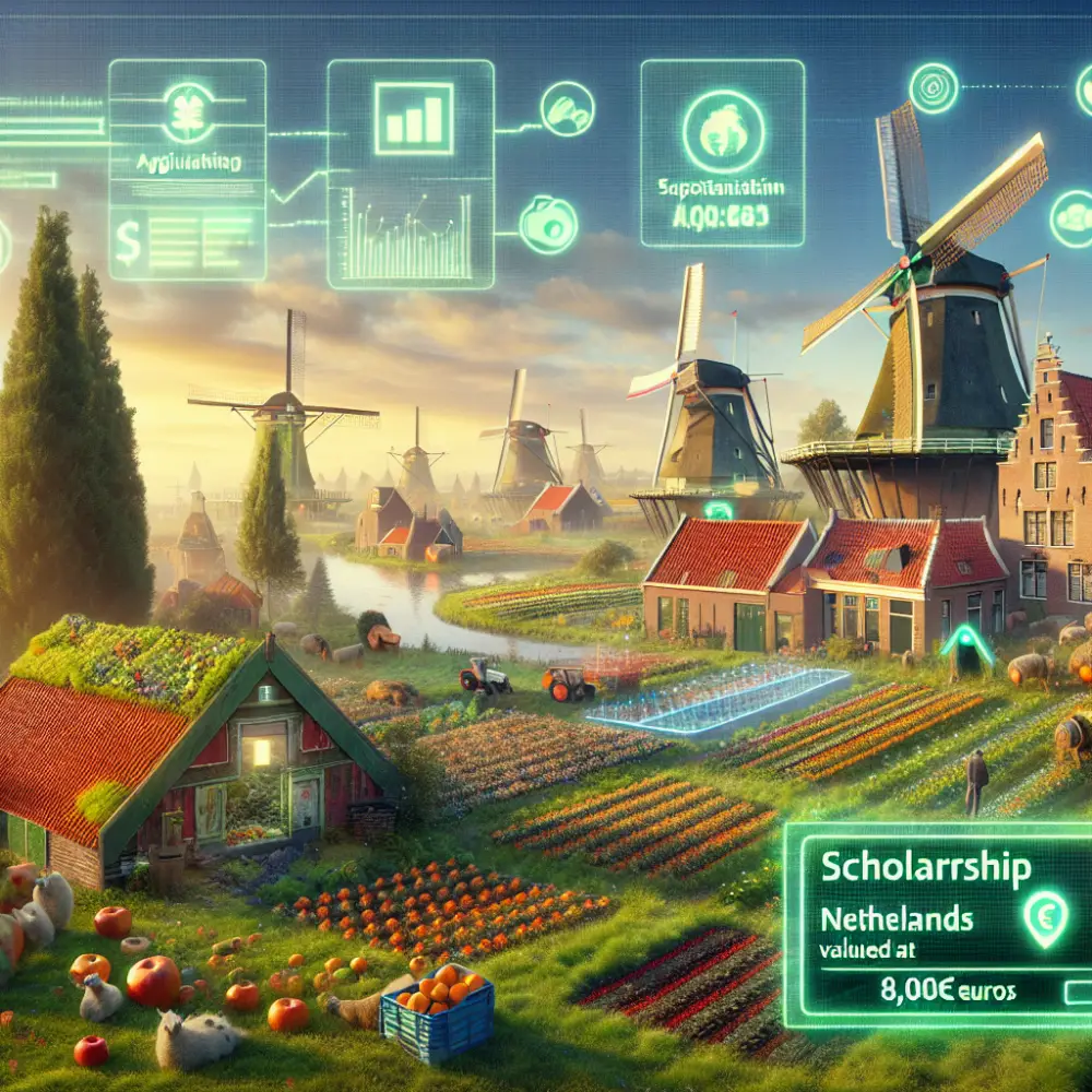 €8,000 Sustainable Agriculture and Food Security Scholarship in Netherlands, 2025
