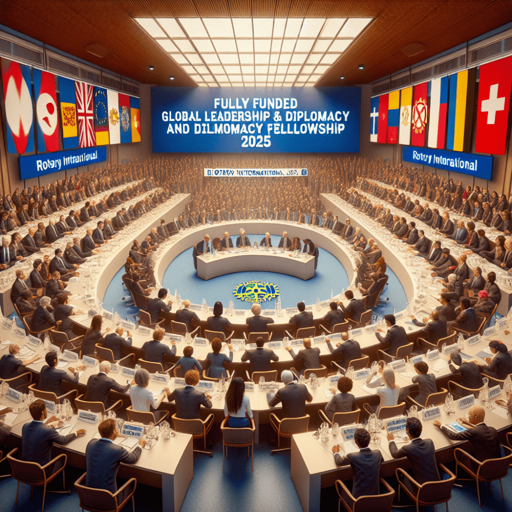 Fully Funded Global Leadership and Diplomacy Fellowship by Rotary International, Switzerland, 2025