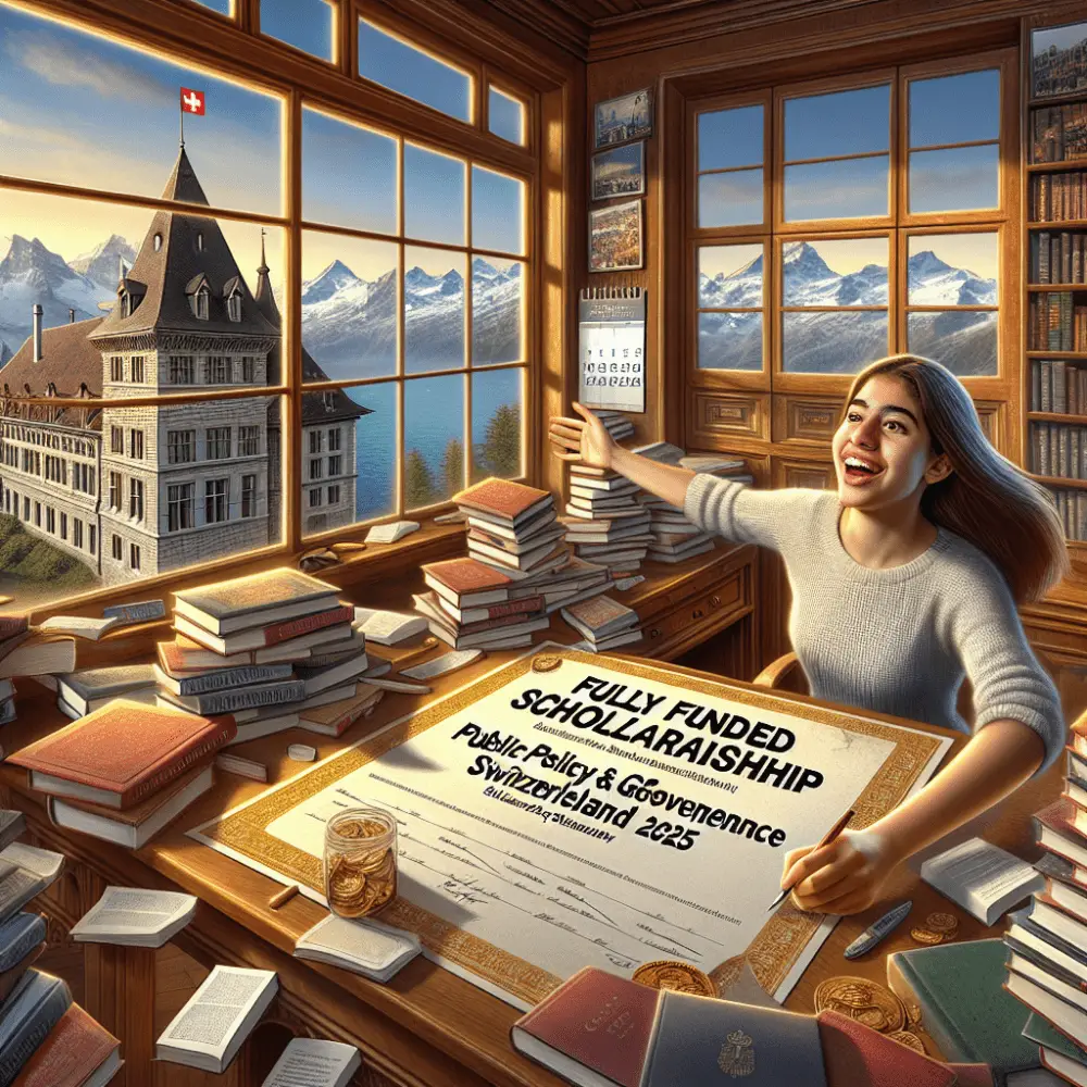 Fully Funded Public Policy and Governance Scholarship in Switzerland, 2025