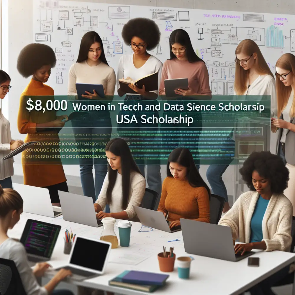 $8,000 Women in Tech and Data Science Scholarship in USA, 2025