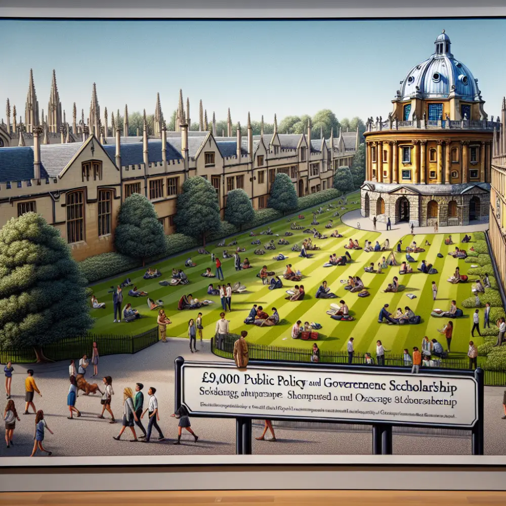 £9,000 Public Policy and Governance Scholarship at University of Oxford, UK, 2025