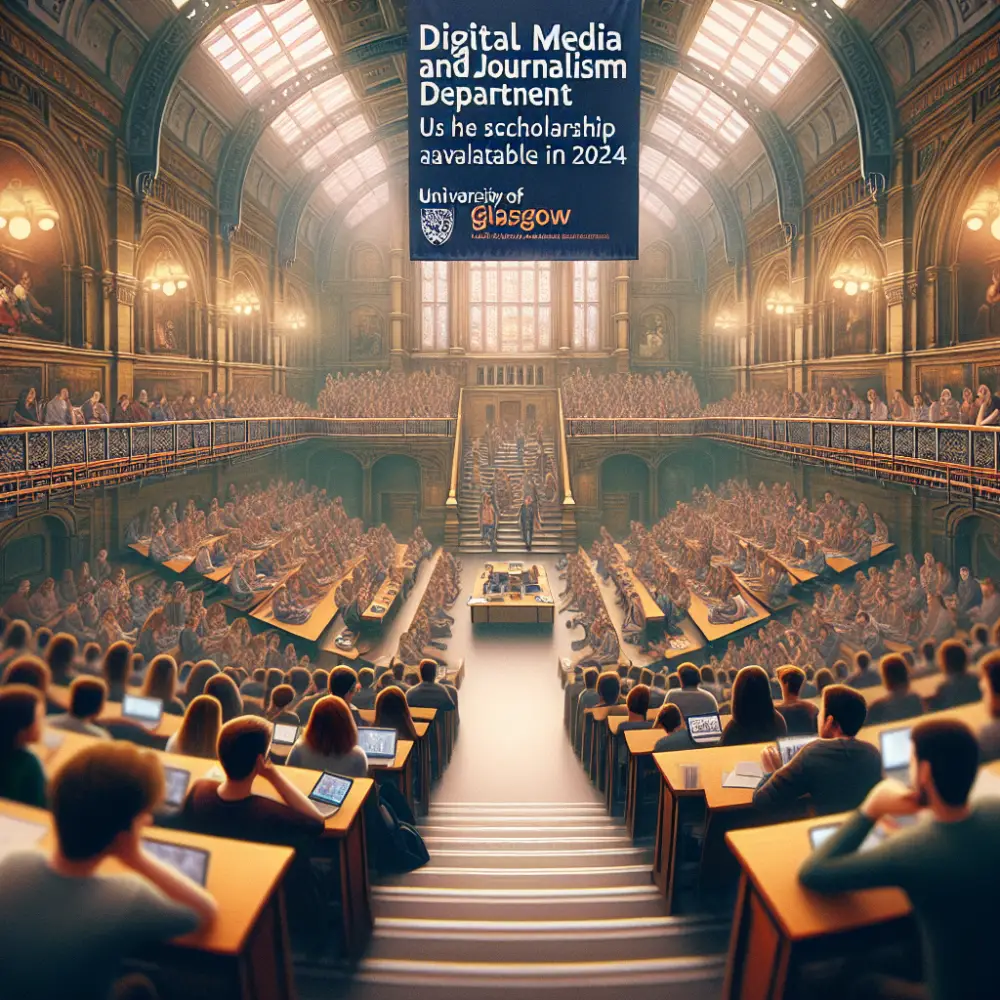 £9,500 University of Glasgow Digital Media and Journalism Scholarship in UK, 2024