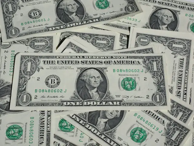 1 u s dollar banknote lot