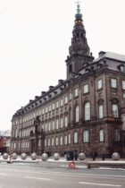 historic christiansborg palace in copenhagen