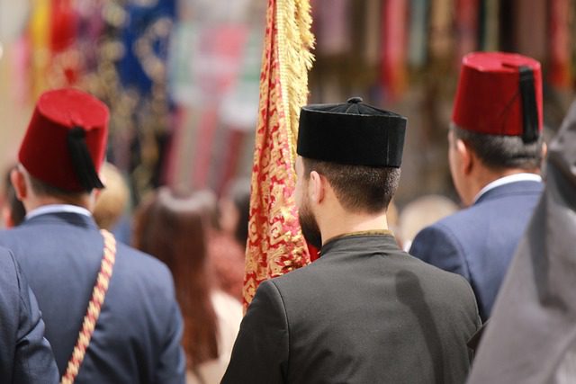 parade men armenian jerusalem