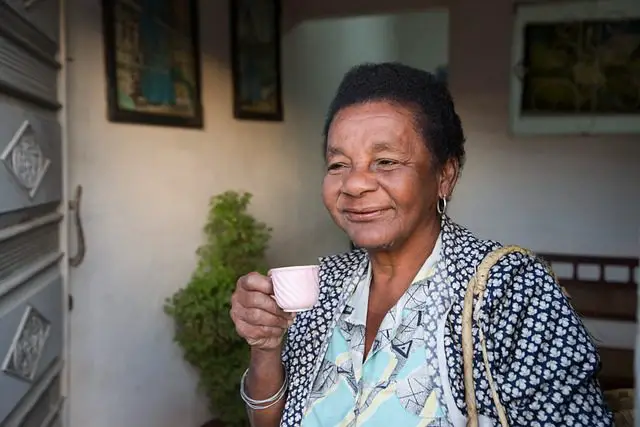 portrait woman human person home