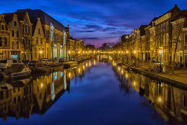 canal buildings city