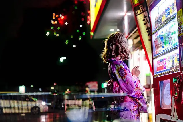 japan vending machine fireworks