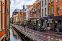 street canal city pedestrian