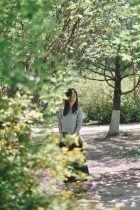 college students forest beautiful