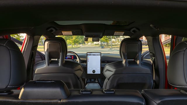 dashboard with tablet