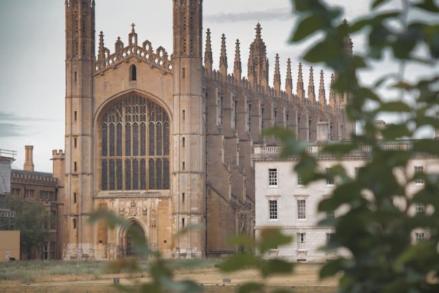 king s college chapel in cambridge at day