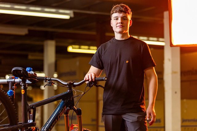 man engineer bike cyclist male