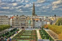 brussels square city belgium hdr
