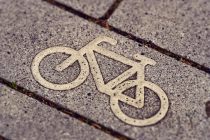 bicycle path road sign bicycle sign