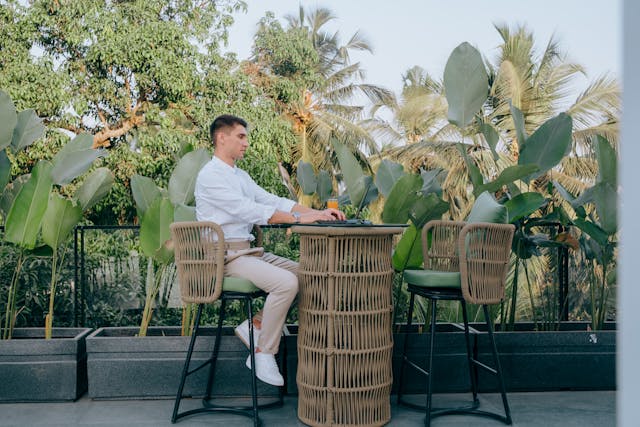 outdoor workspace in calangute goa